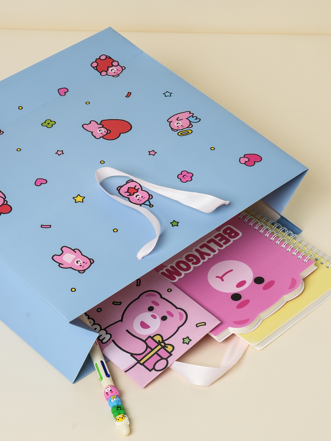 벨리곰 정사각 쇼핑백