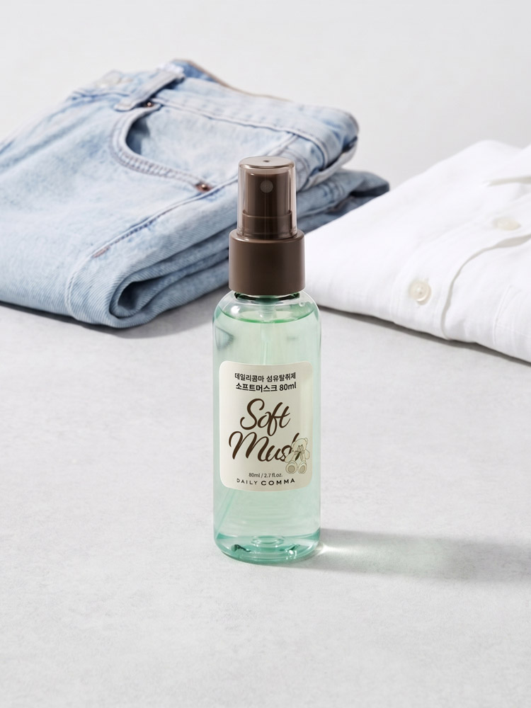 데일리콤마 섬유탈취제 80 ml (소프트머스크향)