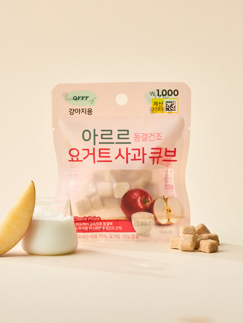 아르르 요거트 사과 큐브 8 g