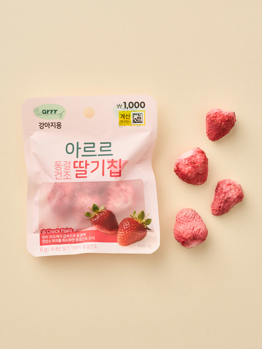 아르르 동결건조 딸기칩 6 g