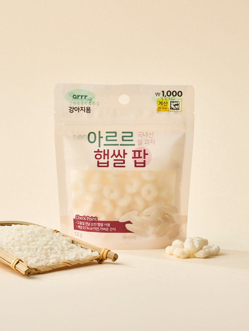 아르르 햅쌀 팝 12 g