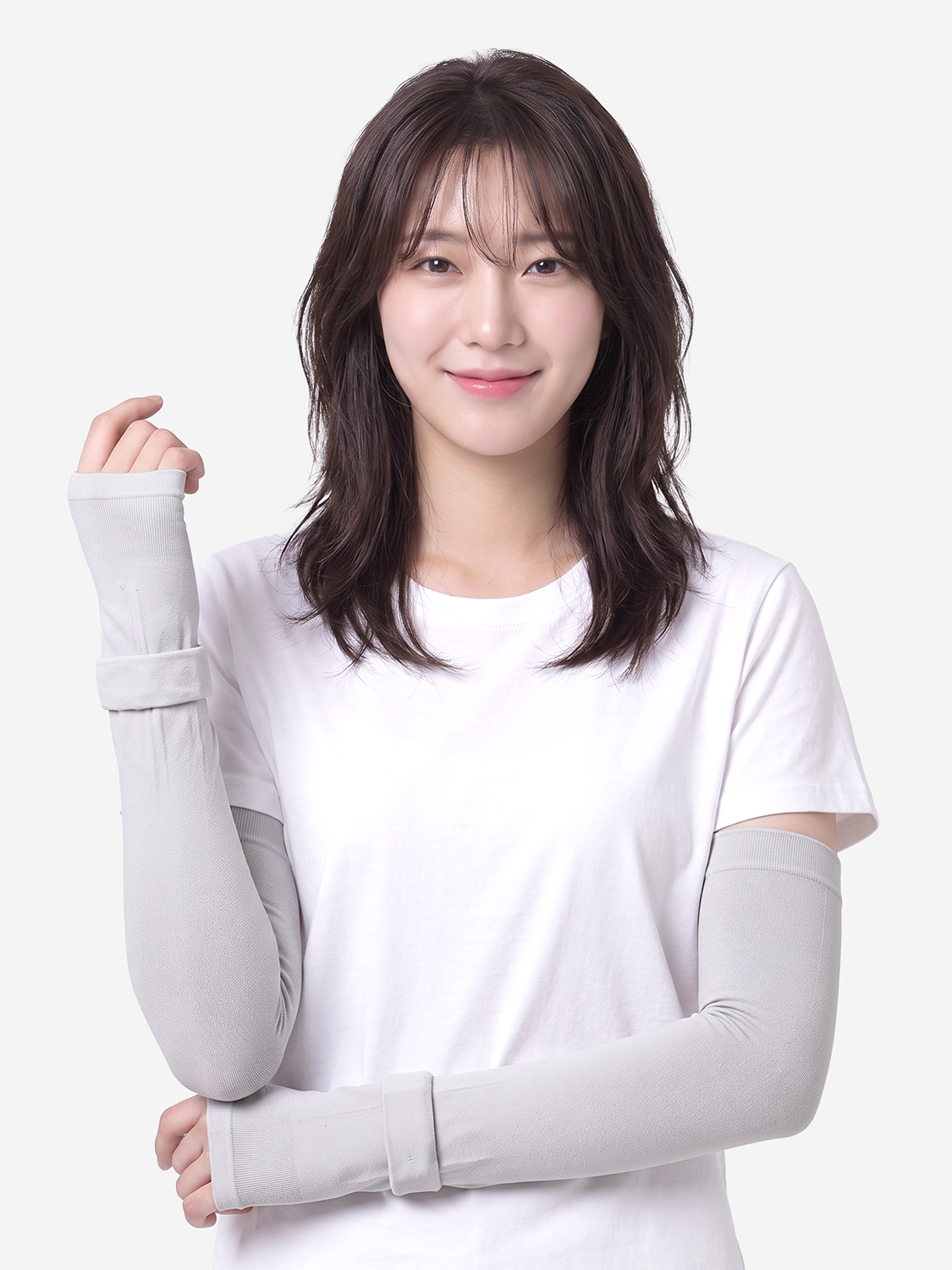 [UV 최대 97% 차단] 자외선 손등 커버 토시 그레이