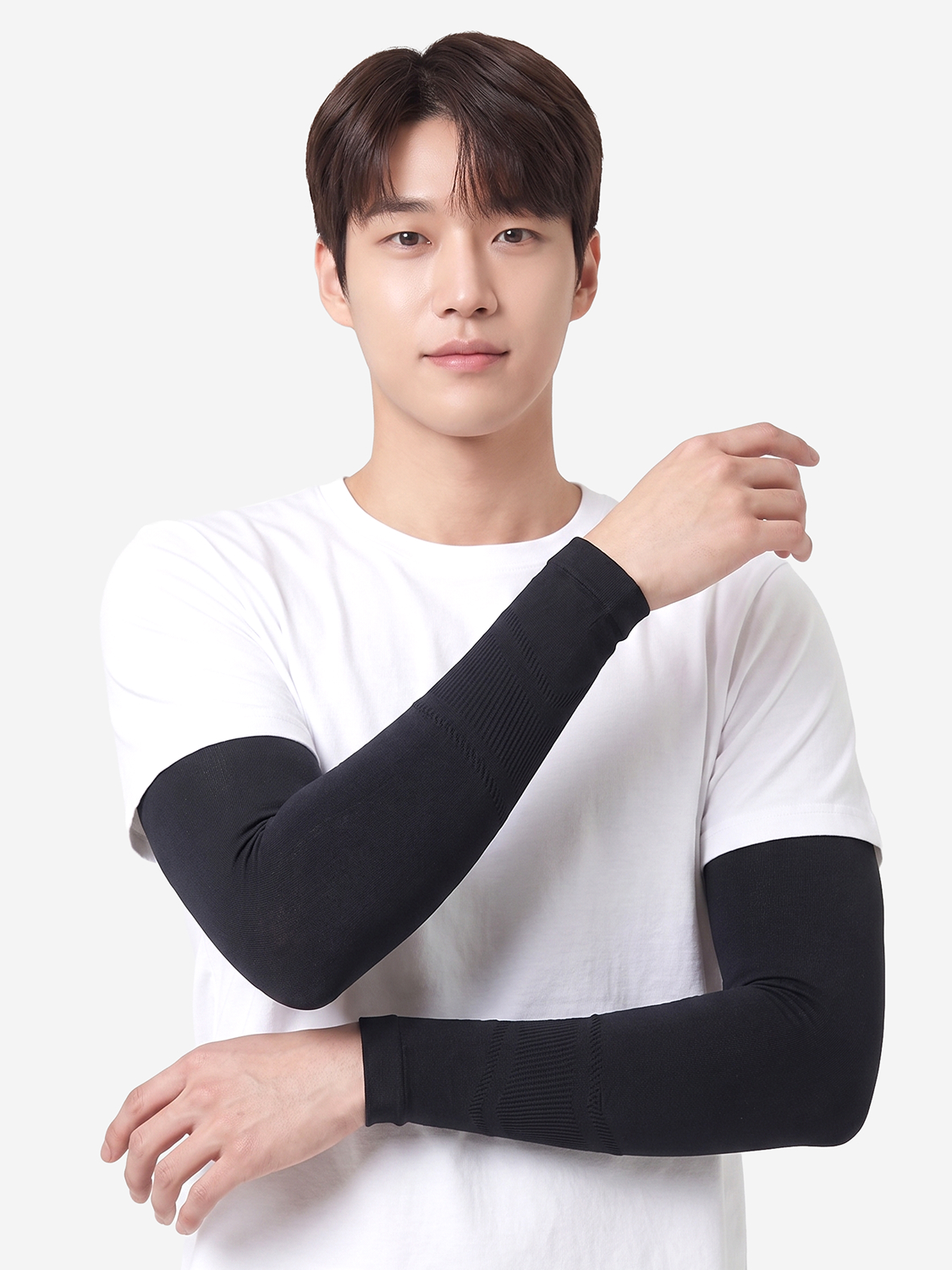 [UV 최대 99% 차단] 자외선 차단 쿨 토시 여성용 블랙