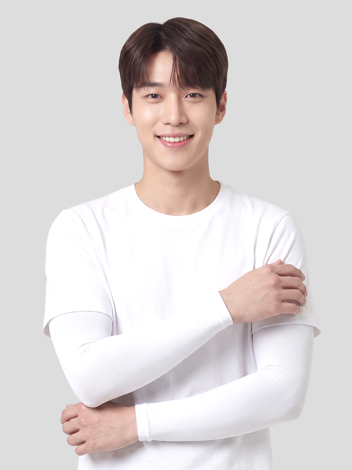 아동용 쿨 토시 화이트