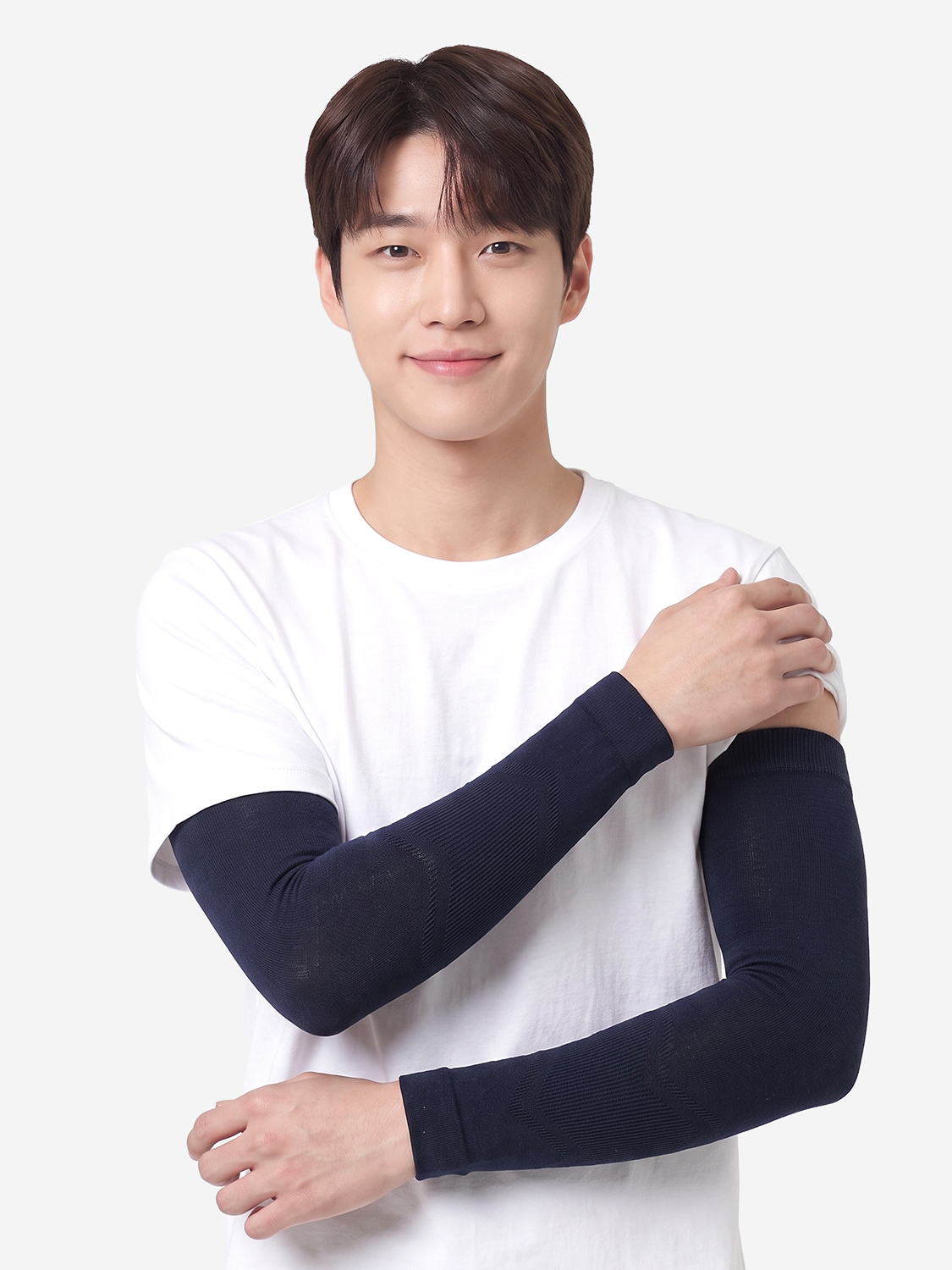 [UV 최대 97% 차단] 여성 아쿠아엑스 손목형 쿨 토시 블랙