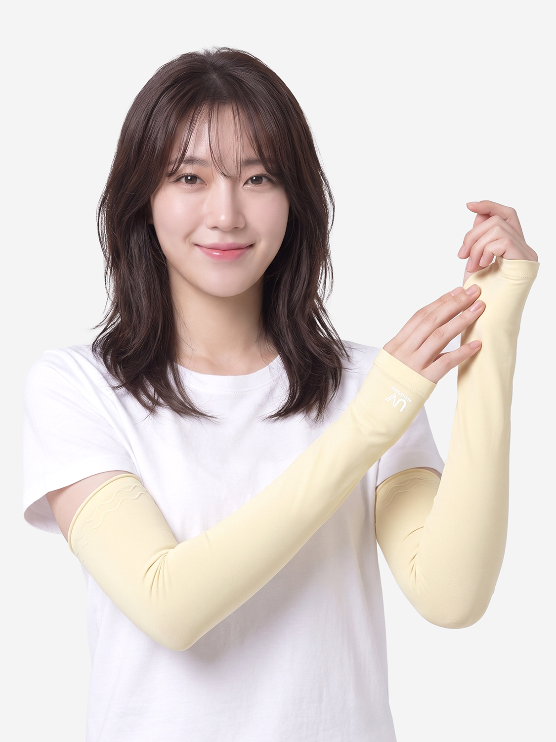 [UV 최대 96% 차단] 자외선 차단 쿨 토시 베이지