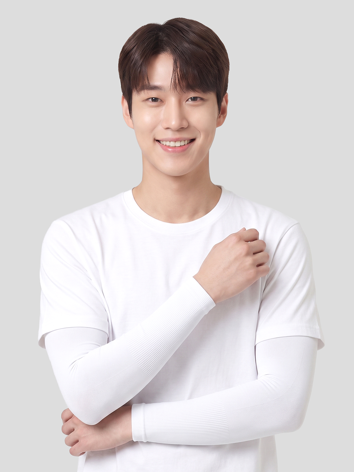 [UV 최대 98% 차단] 공용 쿨 토시 일반형 화이트