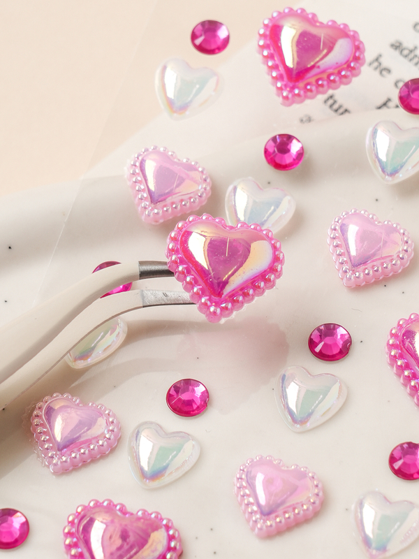 Jewel Stickers Hearts & Circles