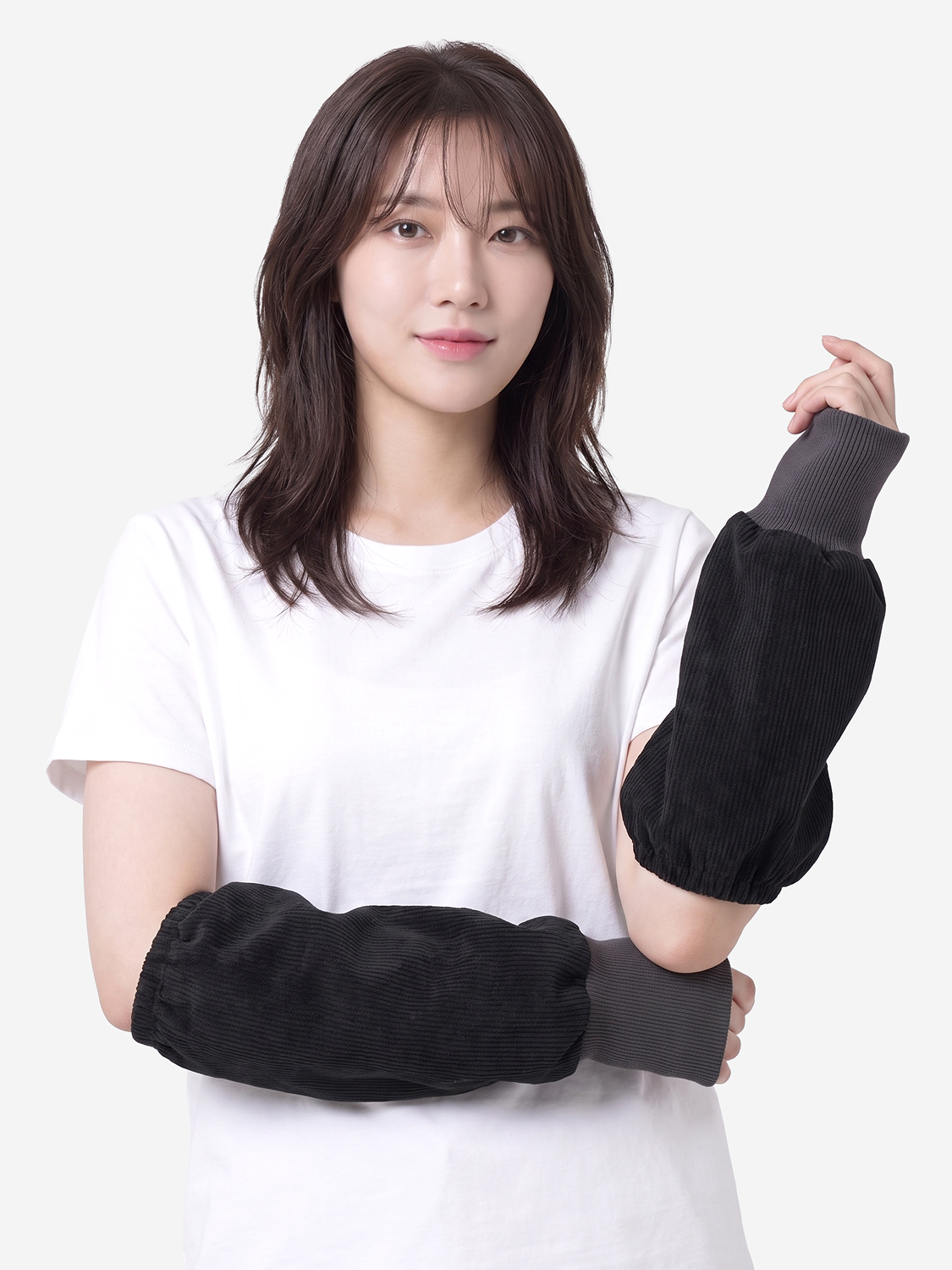 골덴 시보리 토시 블랙