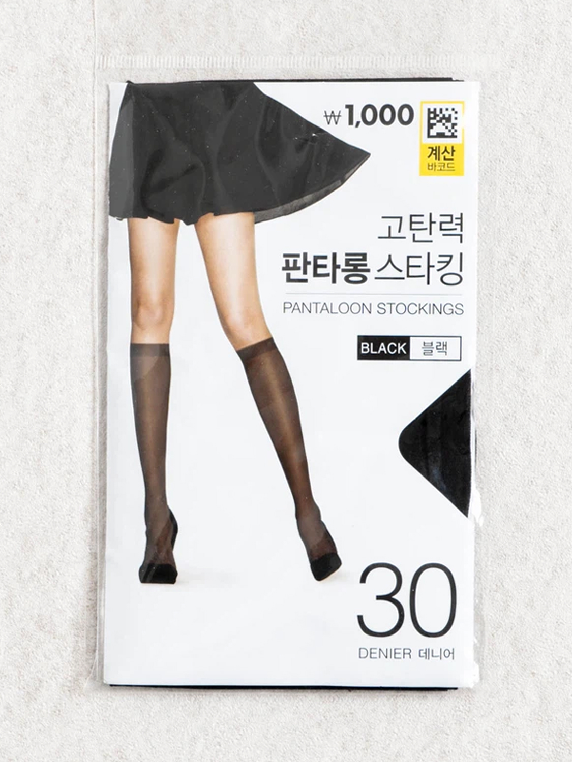 블룸 판타롱 스타킹 검정색