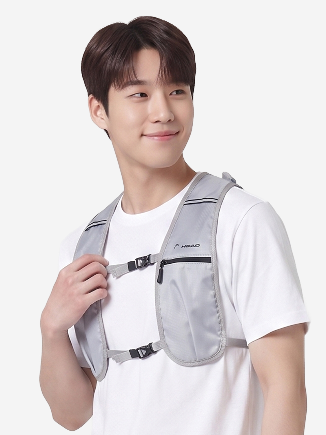 HEAD 스포츠 러닝 조끼 그레이