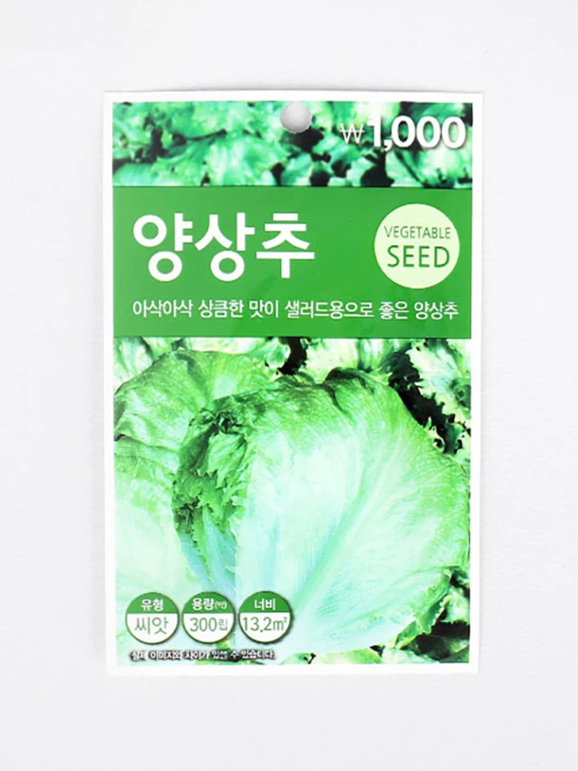 초록스타 양상추 씨앗