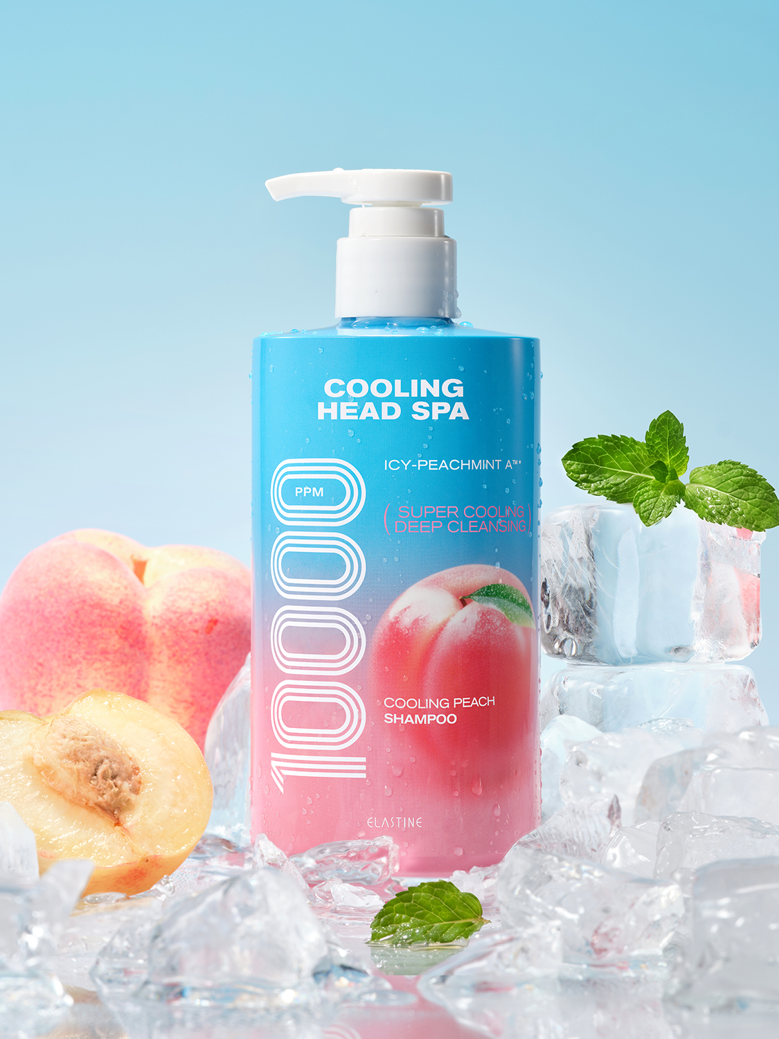 엘라스틴 쿨링 헤드스파 쿨링피치샴푸 460 ml