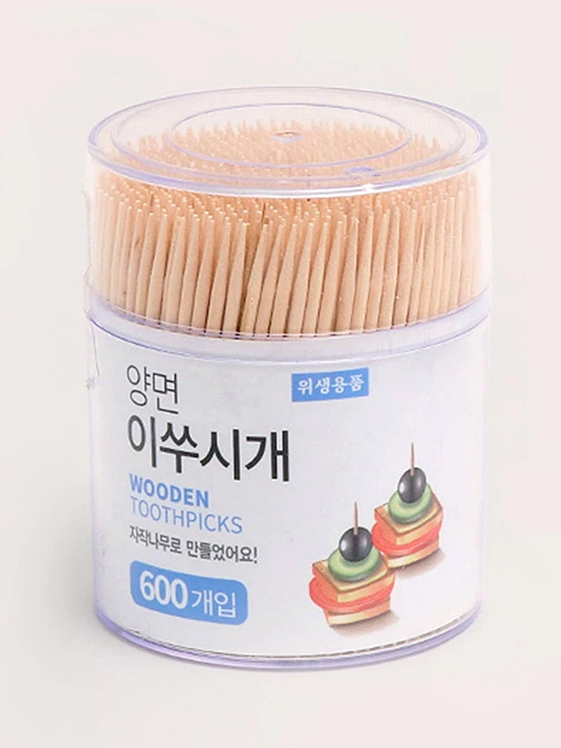 케이스 양면 이쑤시개 600개입