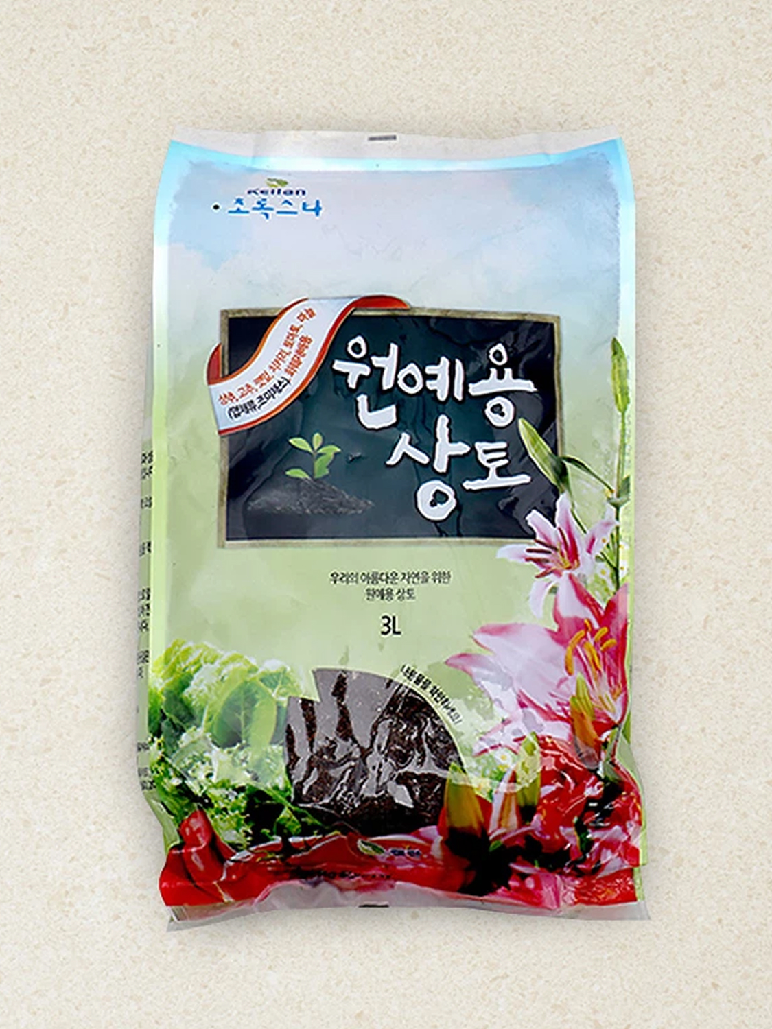 초록스타 원예용 상토 3L