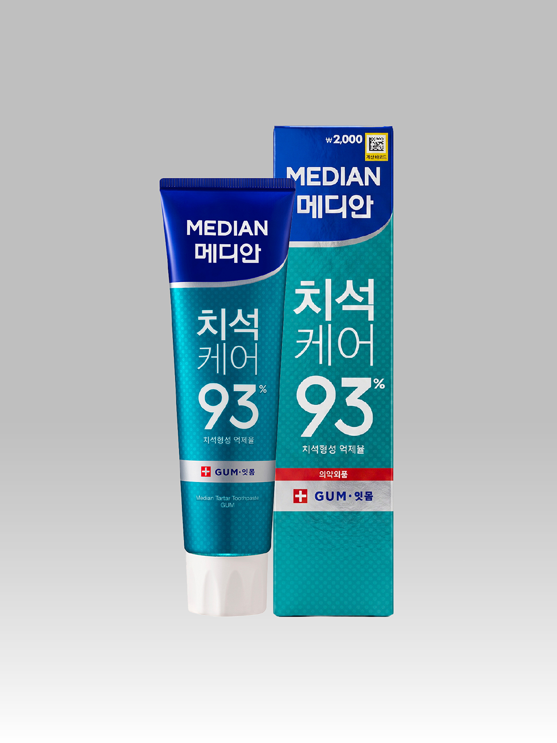메디안 치석케어 잇몸 치약 120 g