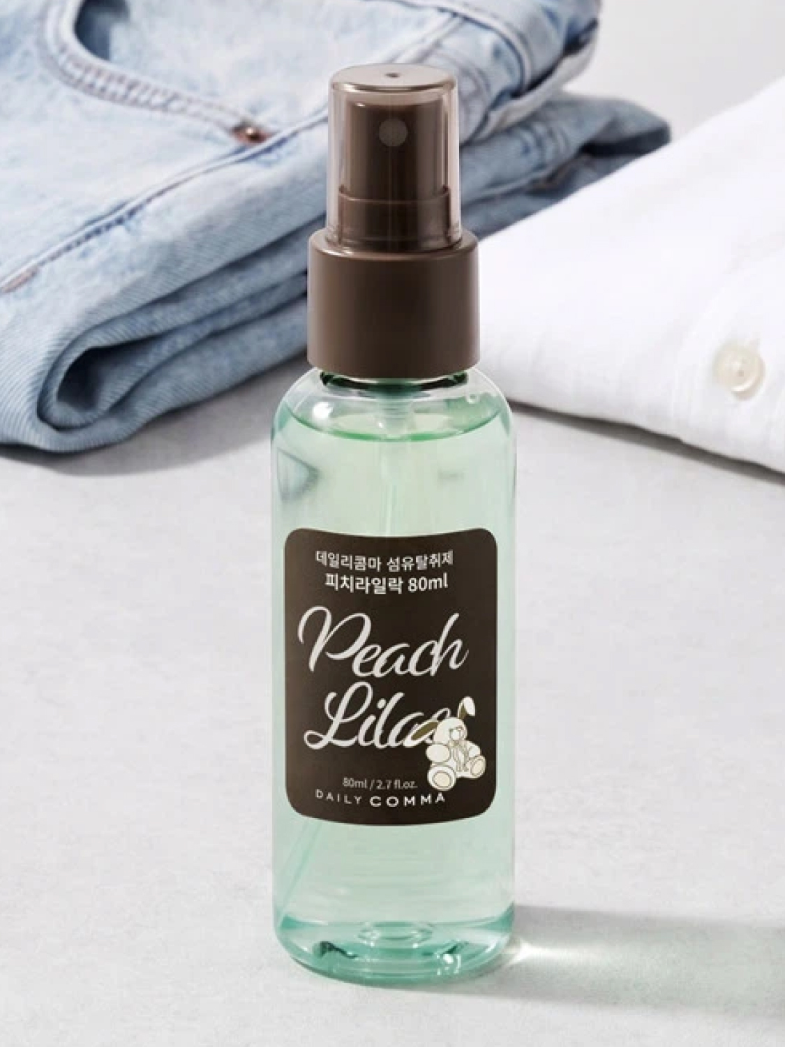 데일리콤마 섬유 탈취제 80 ml 피치 라일락 향