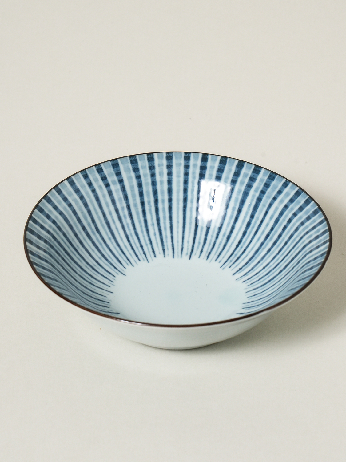 일본제 미노야키 도쿠사 깊은접시(약14 cm)