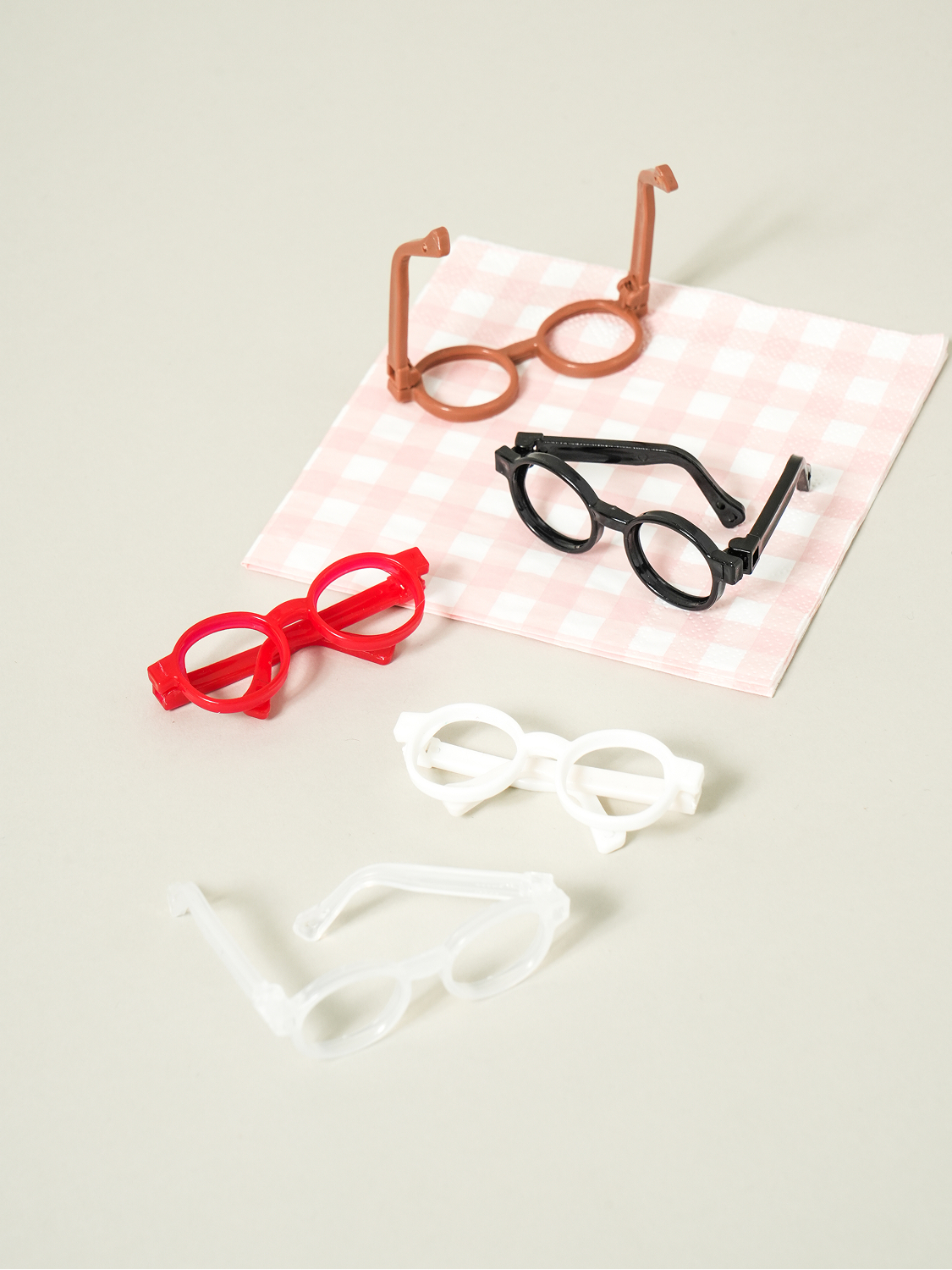 인형DIY 소품 안경 5개입