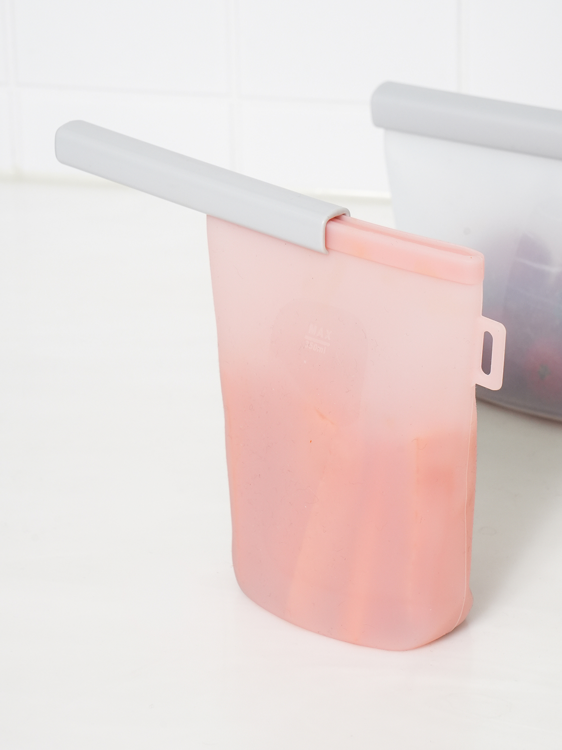 [열탕 소독] 슬라이드 실리콘 지퍼백 350 ml