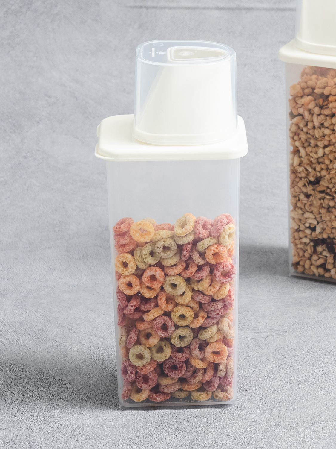 계량컵 뚜껑 잡곡 용기 1.2L