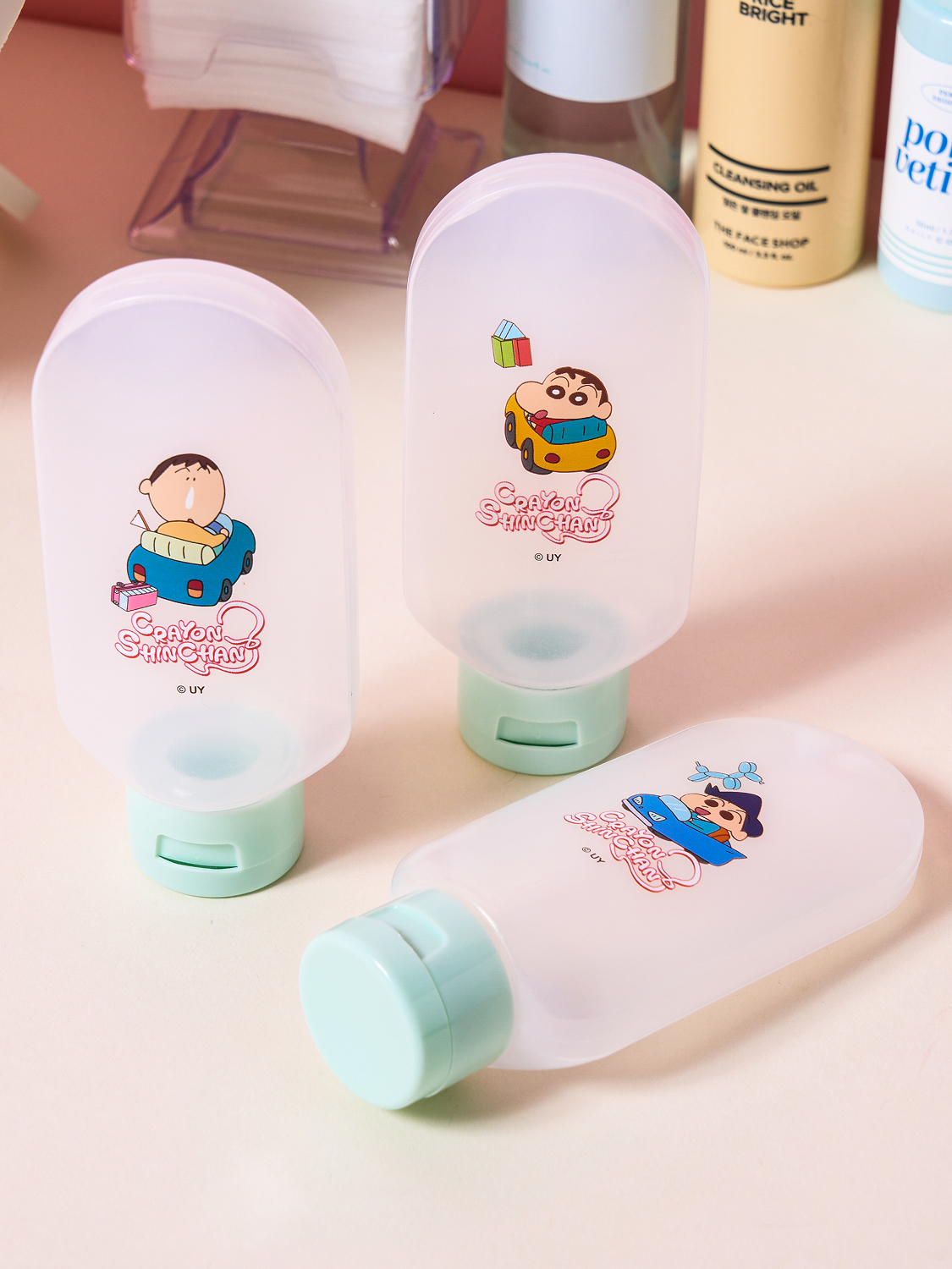 짱구 여행용 튜브 용기 세트 80 ml 3개입