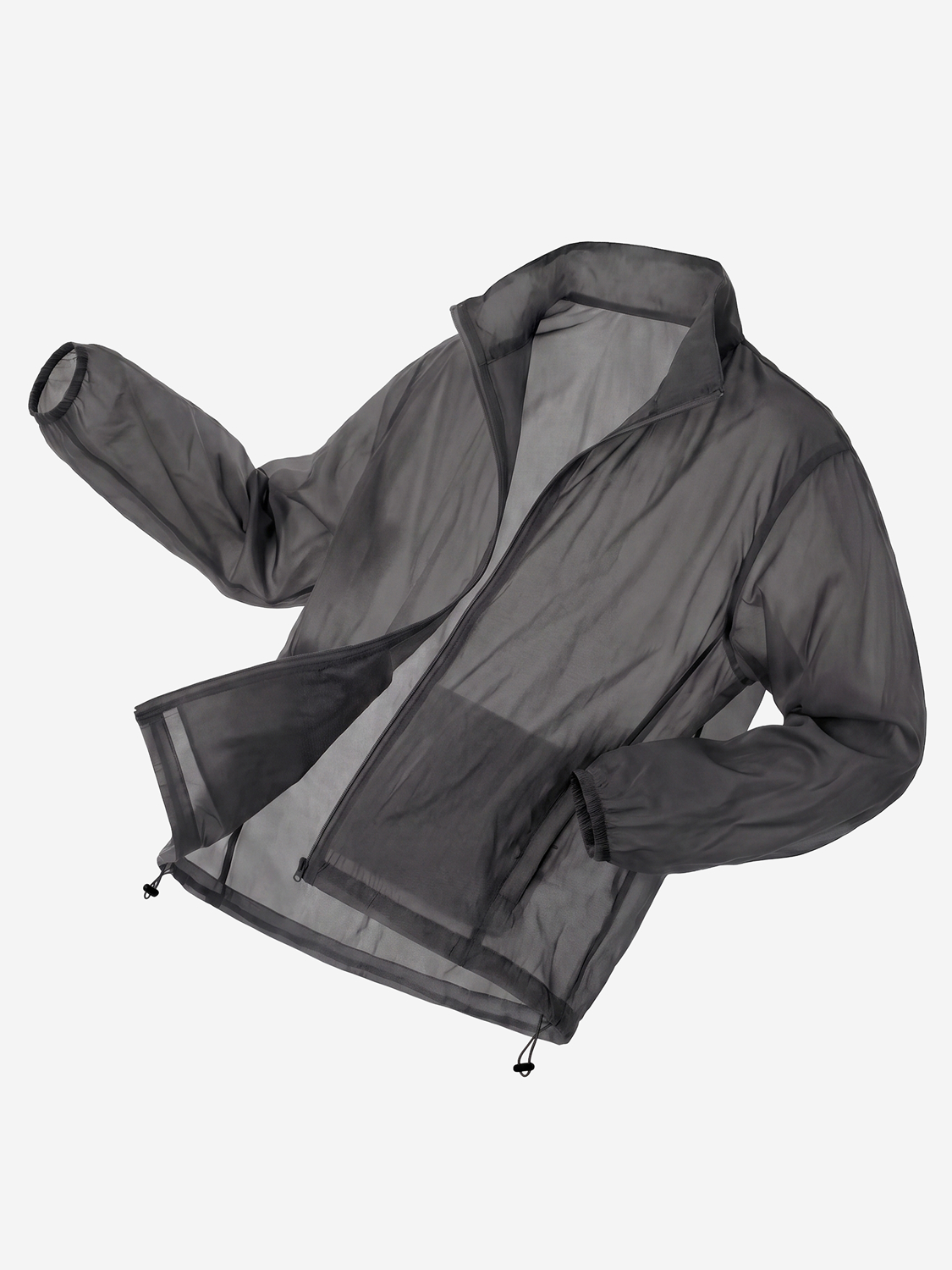 나일론 경량 집업 바람막이 2XL 다크그레이