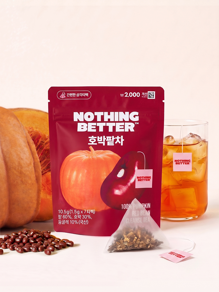 낫띵베럴 호박팥차 1.5g x 7 티백