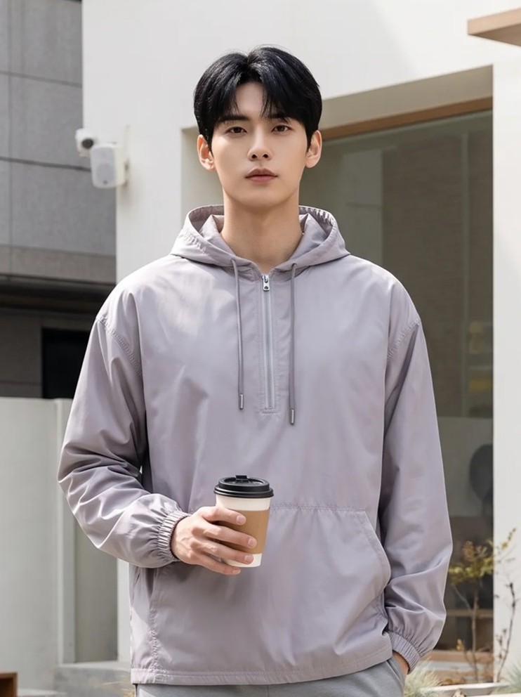 후디 아노락 XL 그레이