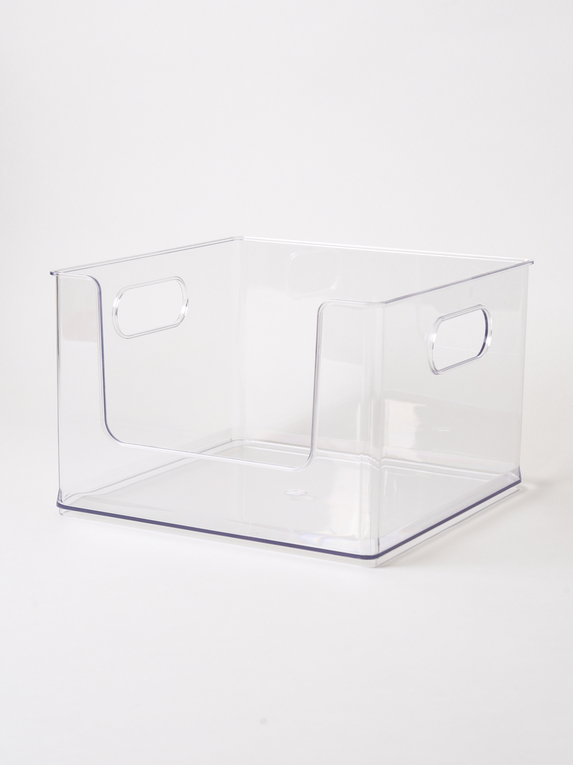오픈형 투명 수납함 대형 30.5 X 30.5 X 20.3 cm