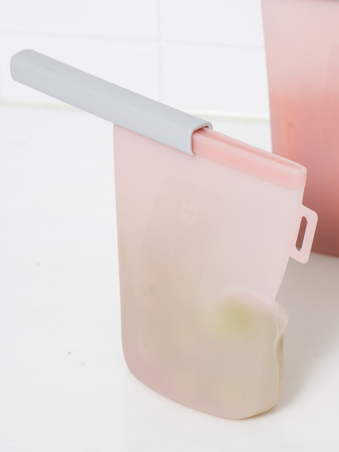 [열탕 소독] 슬라이드 실리콘 지퍼백 250 ml