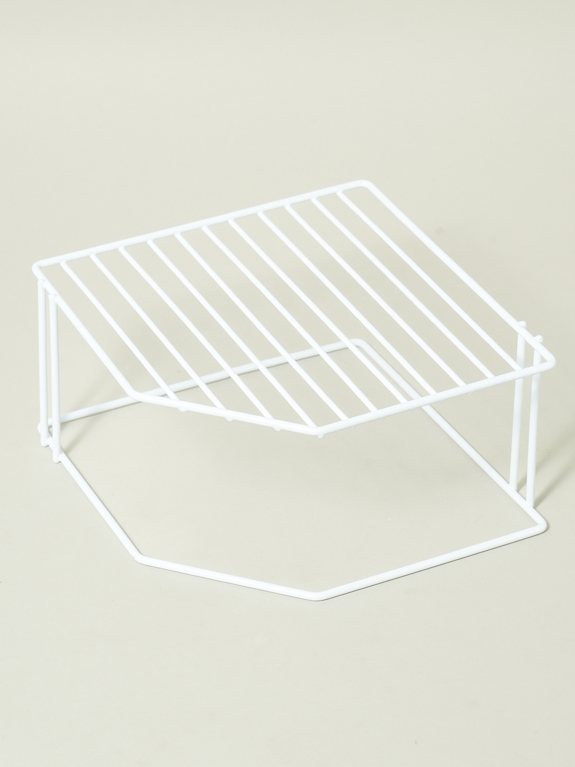 스틸 코너 2단 정리대 22.5 X 22.5 X 11.5 cm