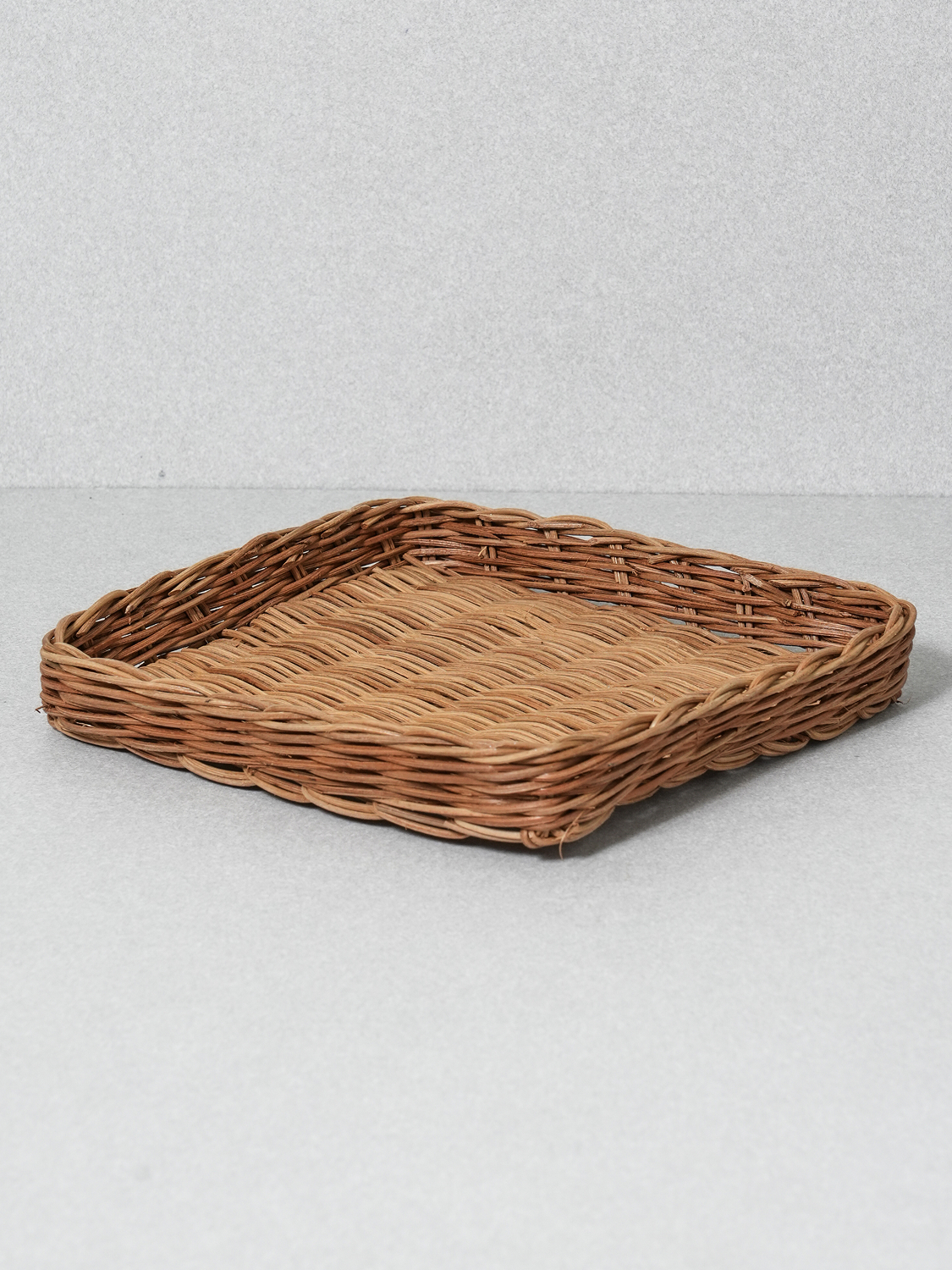 라탄 다용도 트레이 21 X 21 X 3.3 cm