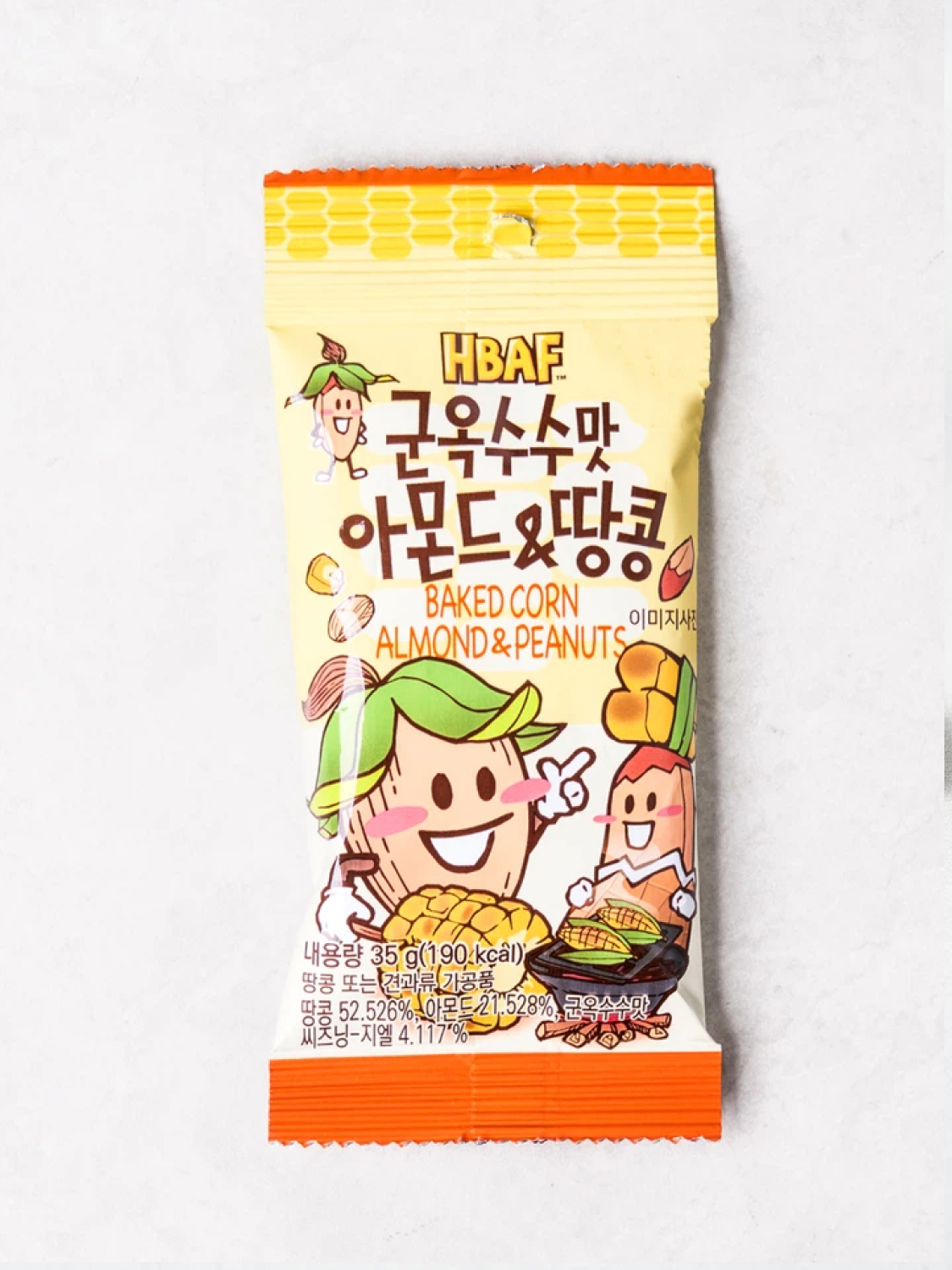 바프 군옥수수 맛 아몬드＆땅콩 35 g