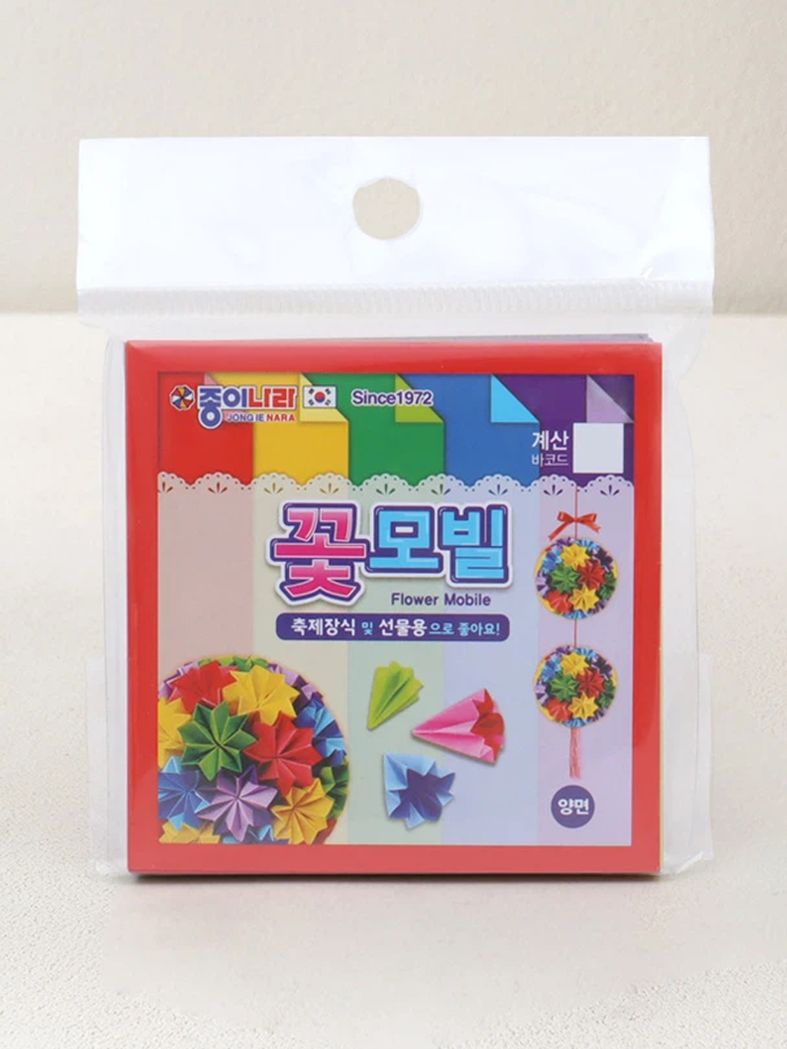 종이나라 꽃 모빌 양면 130매
