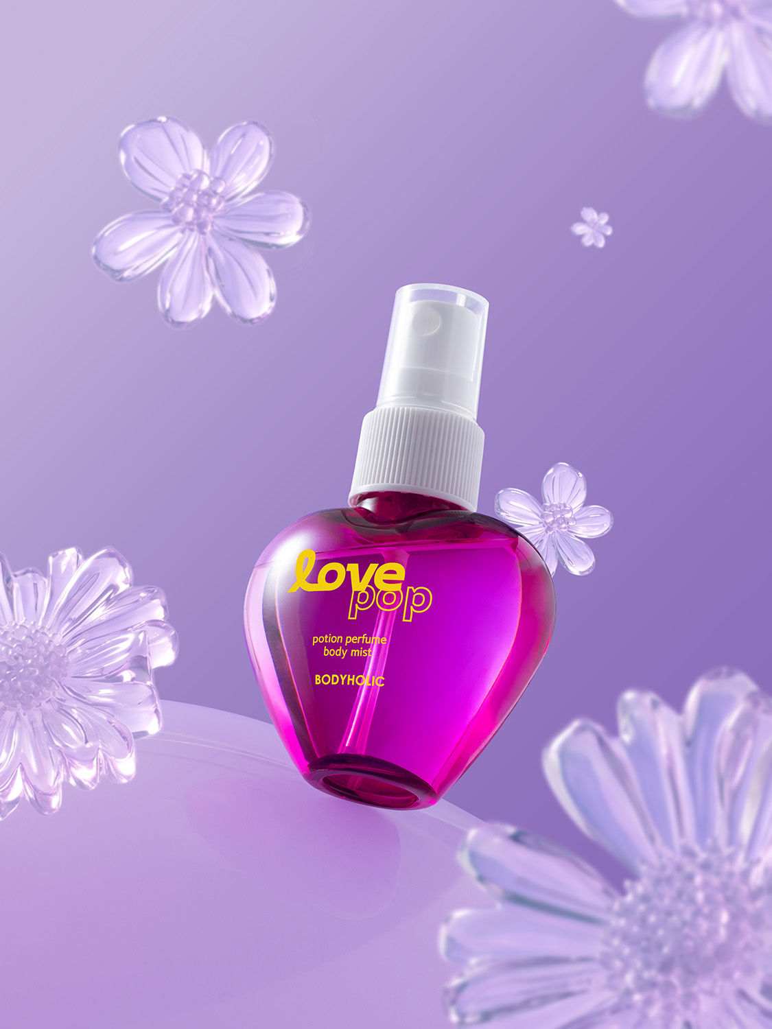 [자스민베일]바디홀릭 러브팝 포션 퍼퓸 바디미스트 50 ml