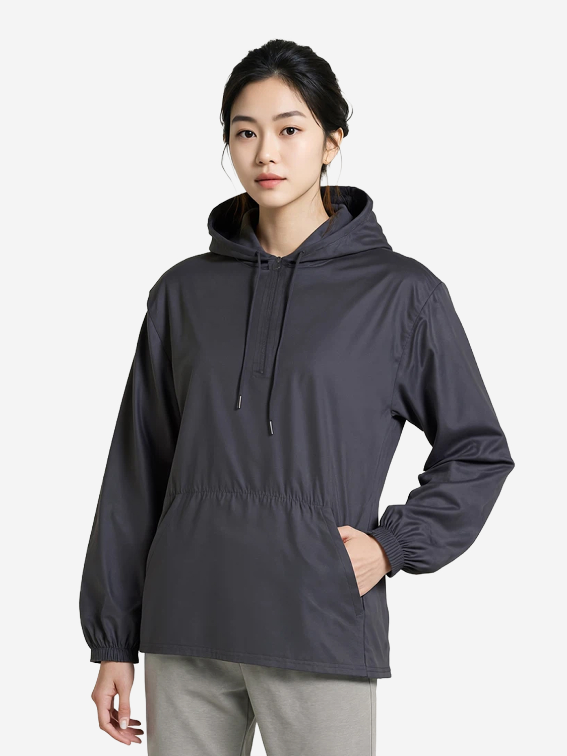 후디 아노락 L 블랙