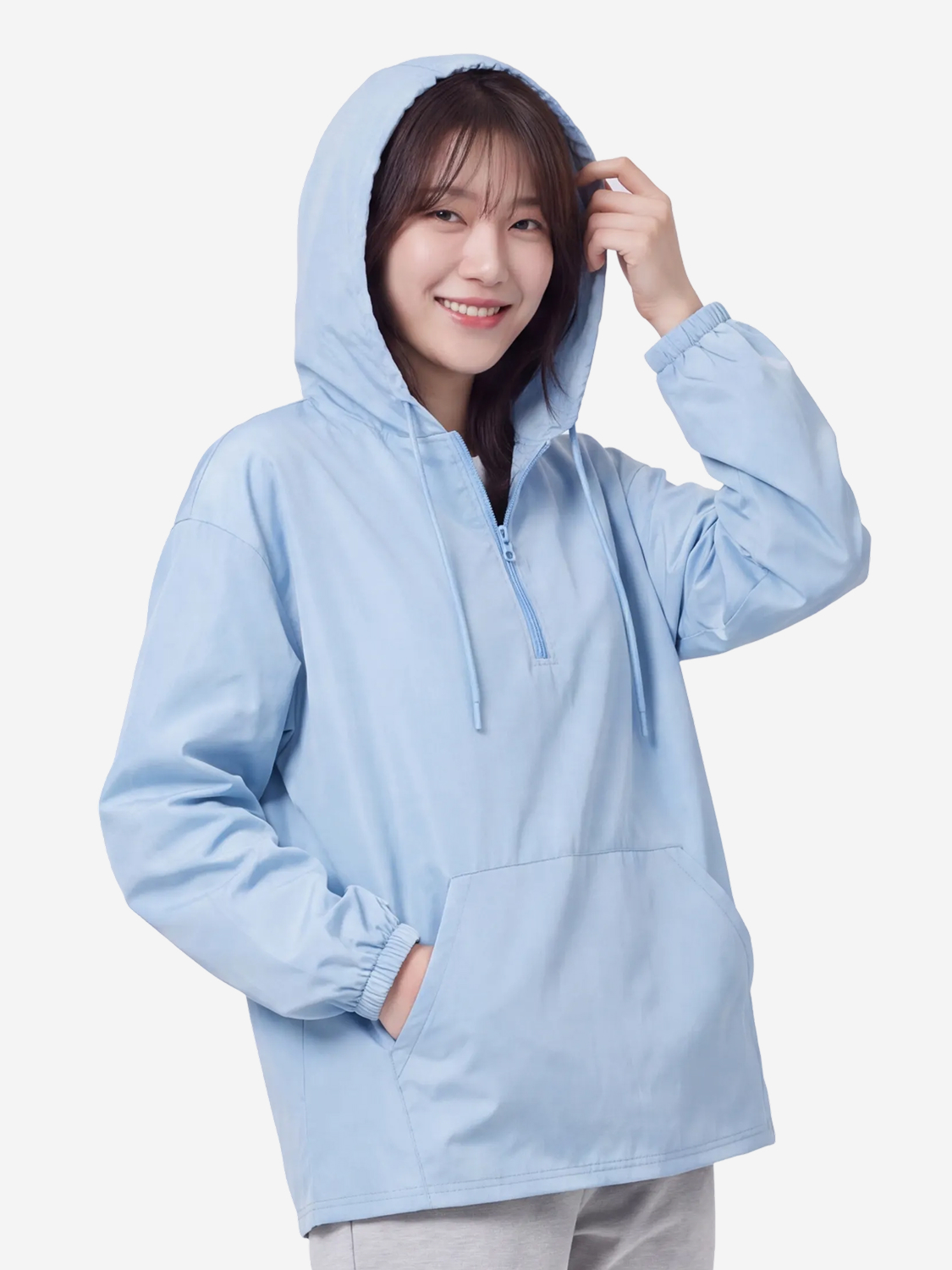 후디 아노락 XL 블루