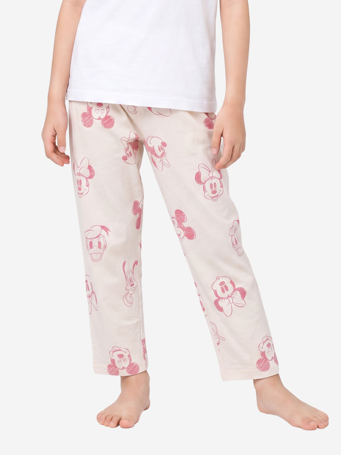 Disney Mickey Friends Kids Homewear Bottom Pink S