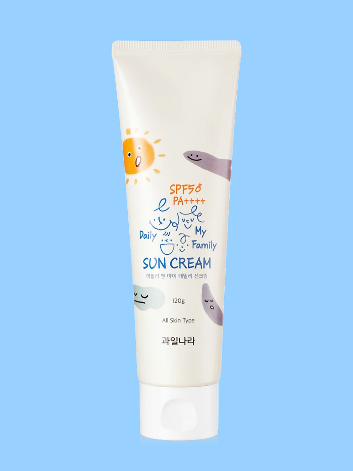 과일나라 데일리 앤 마이 패밀리 선크림 120 g