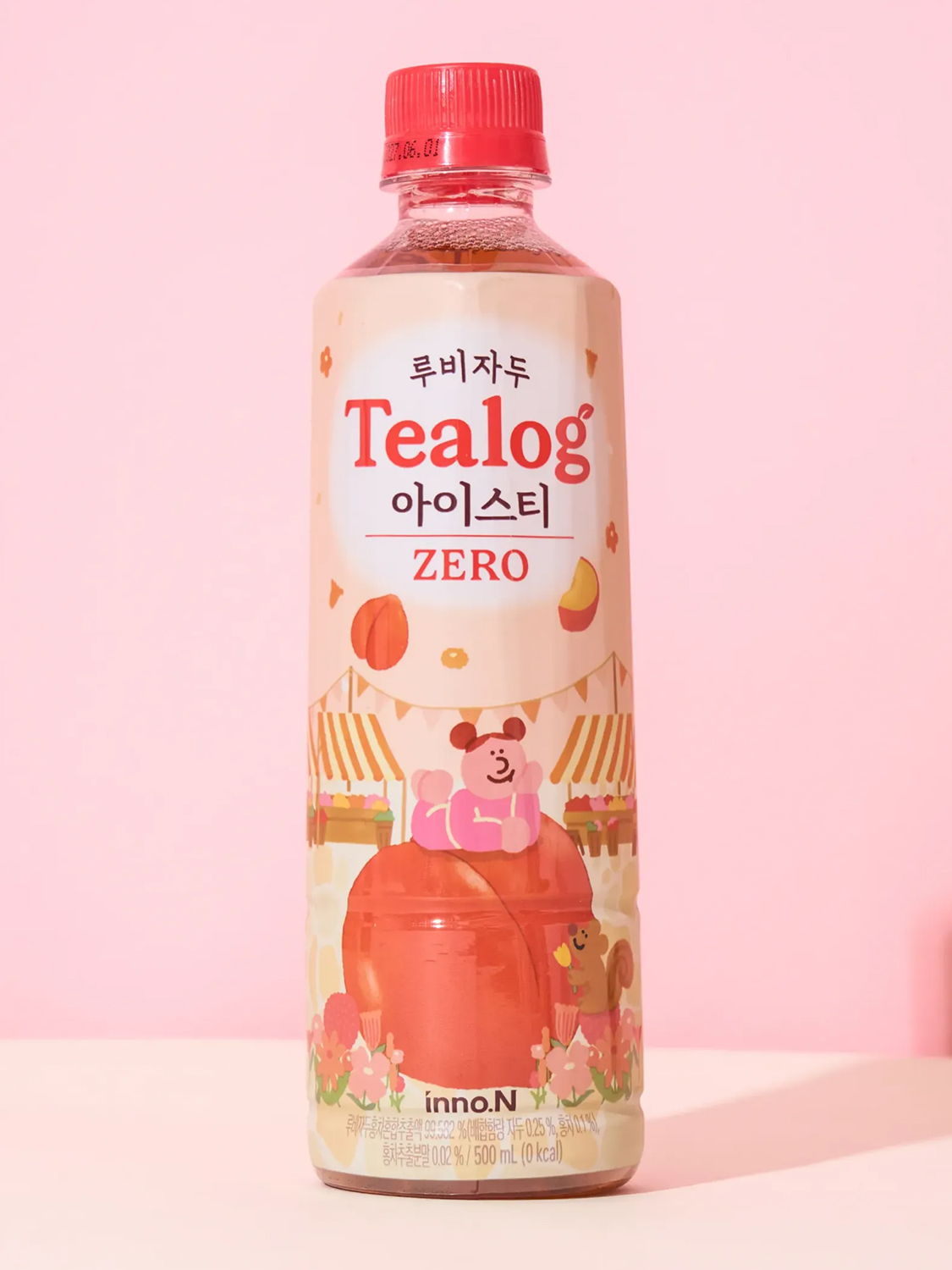 티로그 루비자두 아이스티 제로 칼로리 500 ml
