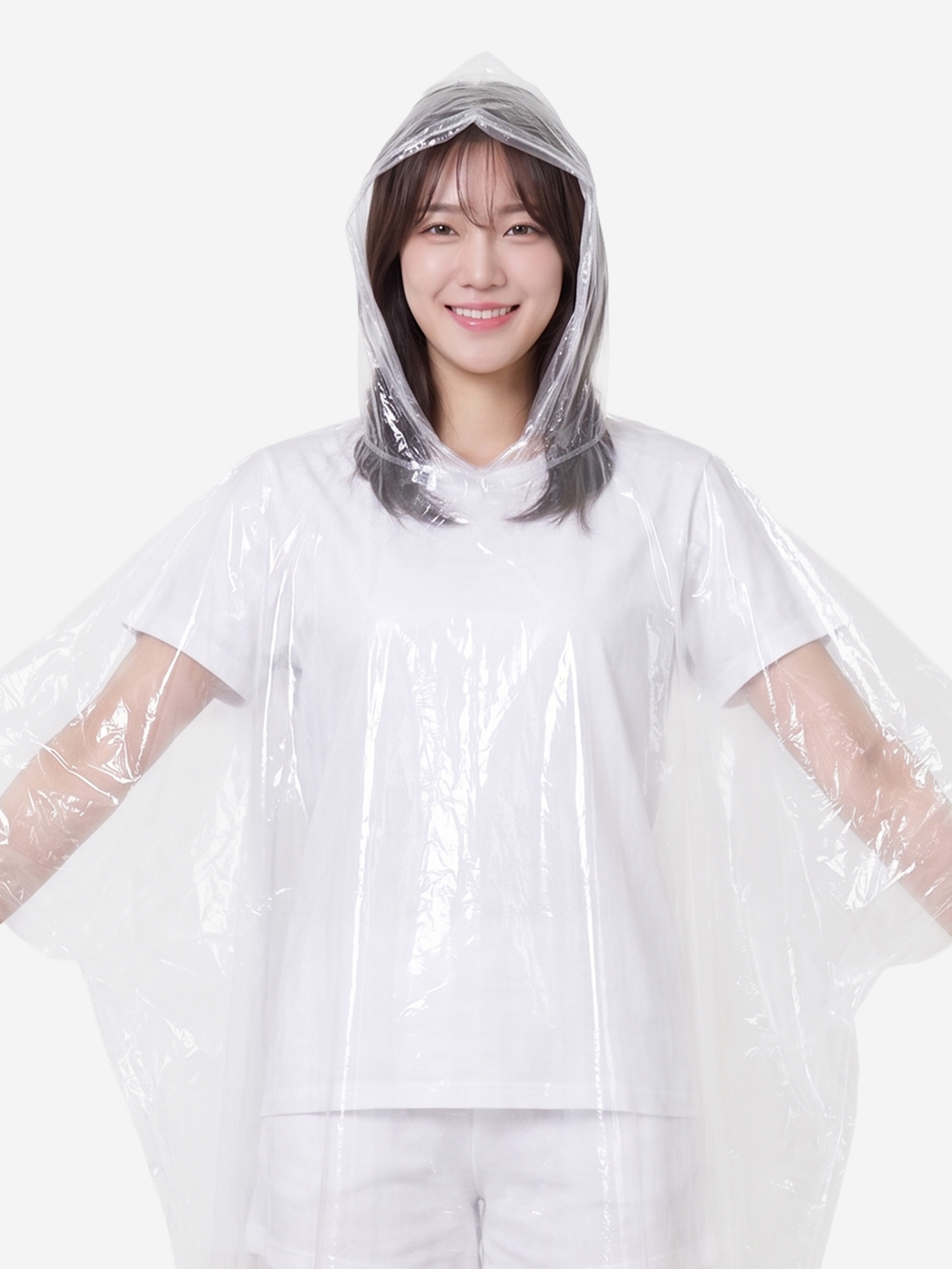 일회용 판초 우의＆카라비너 파우치