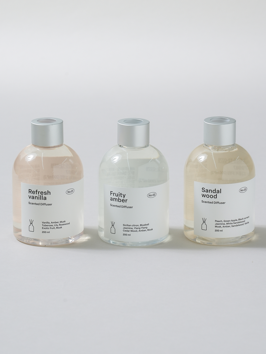 다이소 향수 디퓨저 200 ml 3종 세트