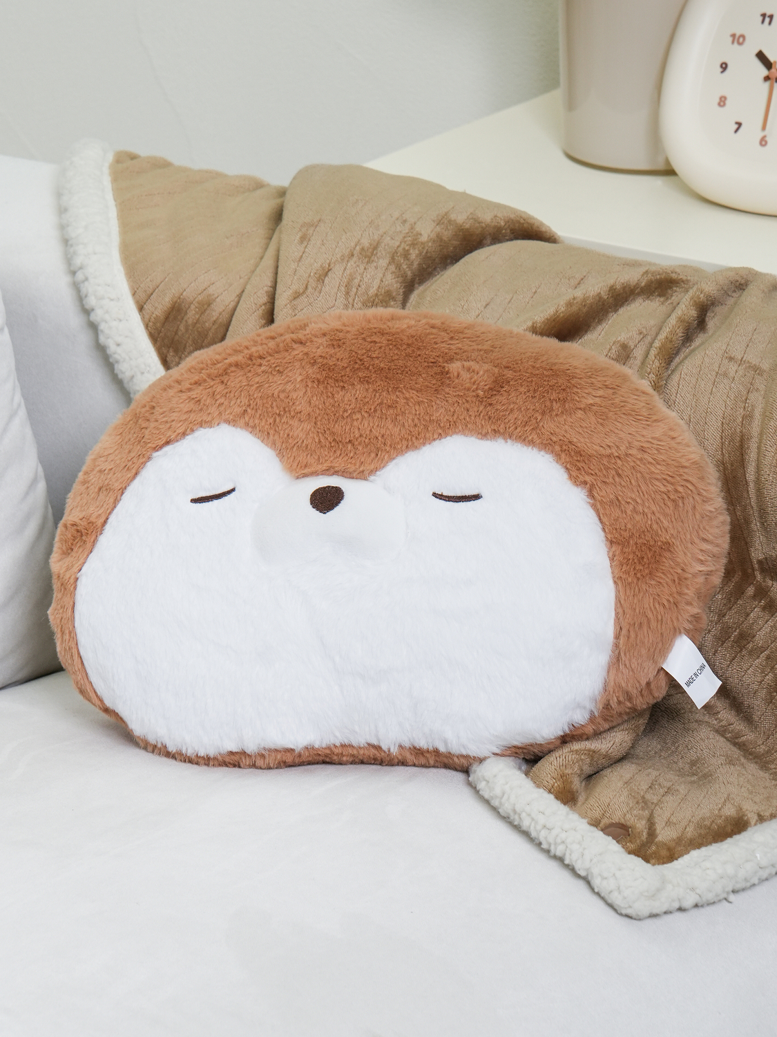 Brown polar bear plush toy