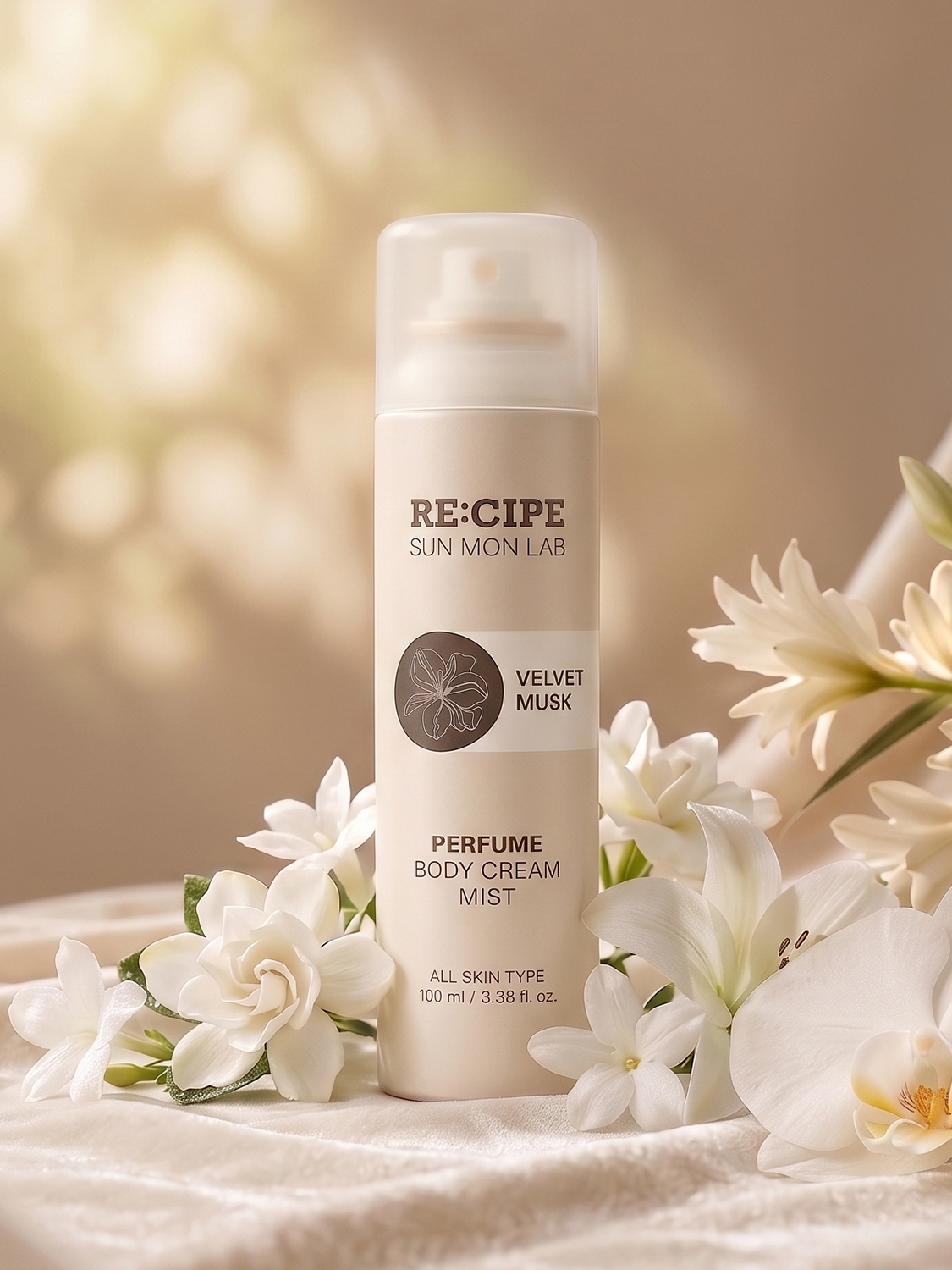 [벨벳머스크]레시피선몬랩 퍼퓸 바디 크림 미스트 100 ml