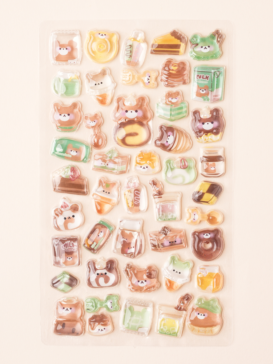 3D Stereoscopic Sticker Mint Choco