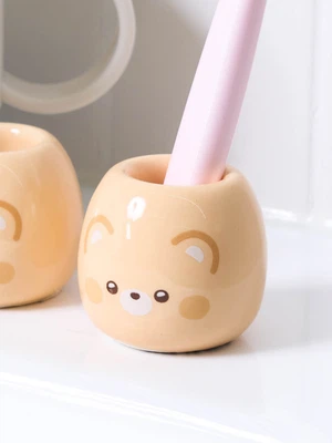 불가마사우나 도기 칫솔꽂이