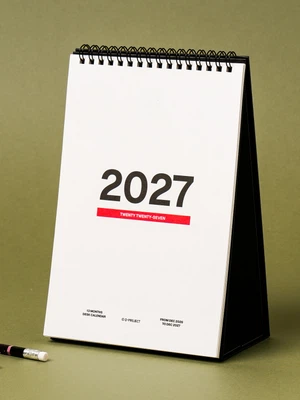 2027 심플 탁상 달력