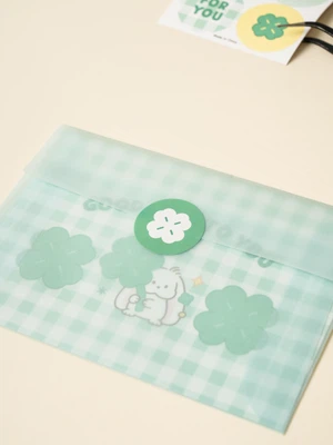 마음을 전해요 클로버 편지 4세트