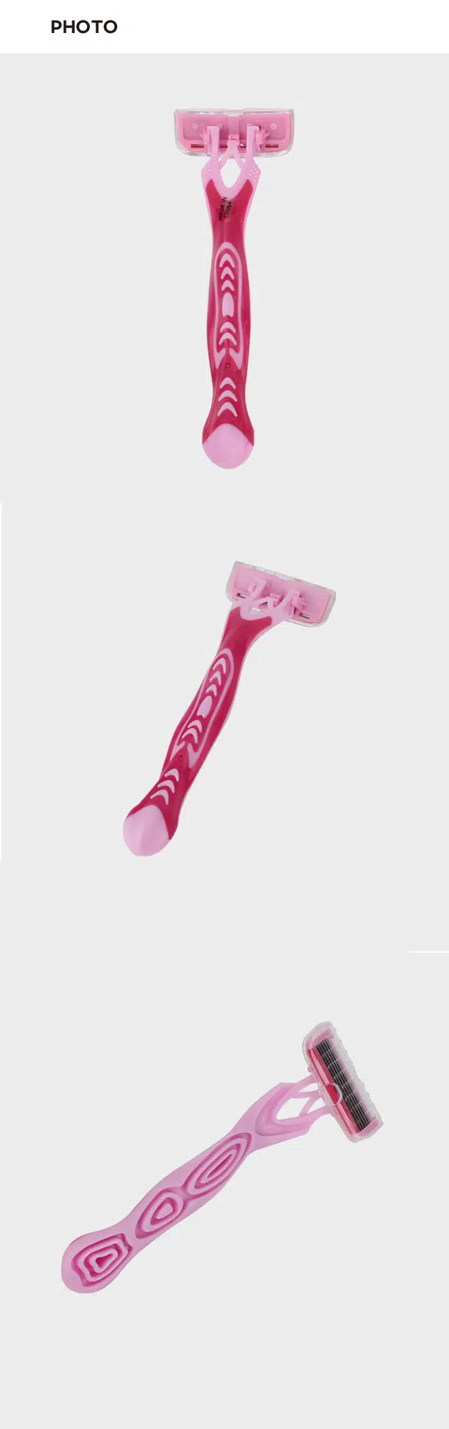 Daiso Women's 6-Blade Razor 3 Pieces